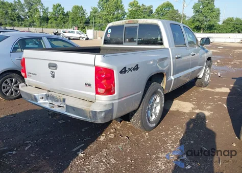 2005 Dodge Dakota Slt из США, поврежденный, VIN 1D7HW48N05S227358